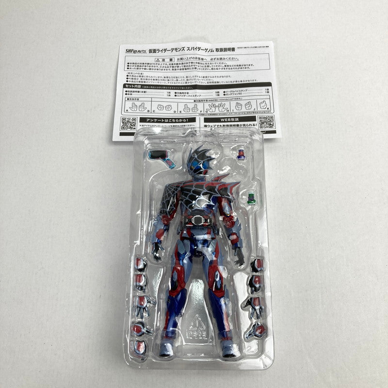 【中古品】 完備品 S.H.フィギュアアーツ 仮面ライダー デモンズ スパイダーゲノム フィギュア 042-241218-mh-11-fuz 万代Net店