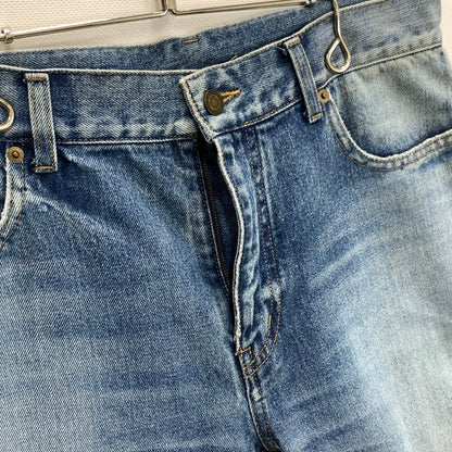 【中古品】【メンズ】 SAINT LAURENT サンローラン 419826 Y800L DENIM PANTS デニムパンツ ボトムス ブランド 古着 152-240817-gm-4-fuz サイズ：W30 カラー：インディゴ 万代Net店