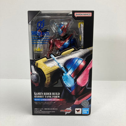 【中古美品】 未開封 S.H.フィギュアアーツ 仮面ライダー ビルド ラビットタンクフォーム 平成ジェネレーションズエディション フィギュア 042-241218-mh-13-fuz 万代Net店