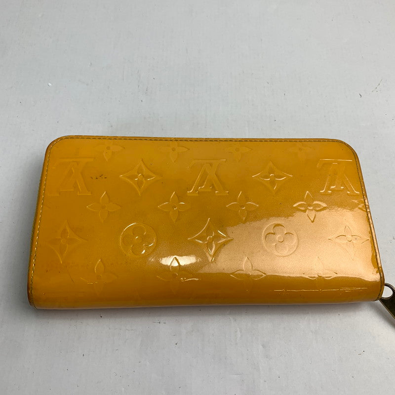 【中古品】【メンズ】 LOUIS VUITTON ルイ・ヴィトン M91733 ヴェルニ ジッピーウォレット 179-240822-st-4-fuz カラー：イエロー 万代Net店