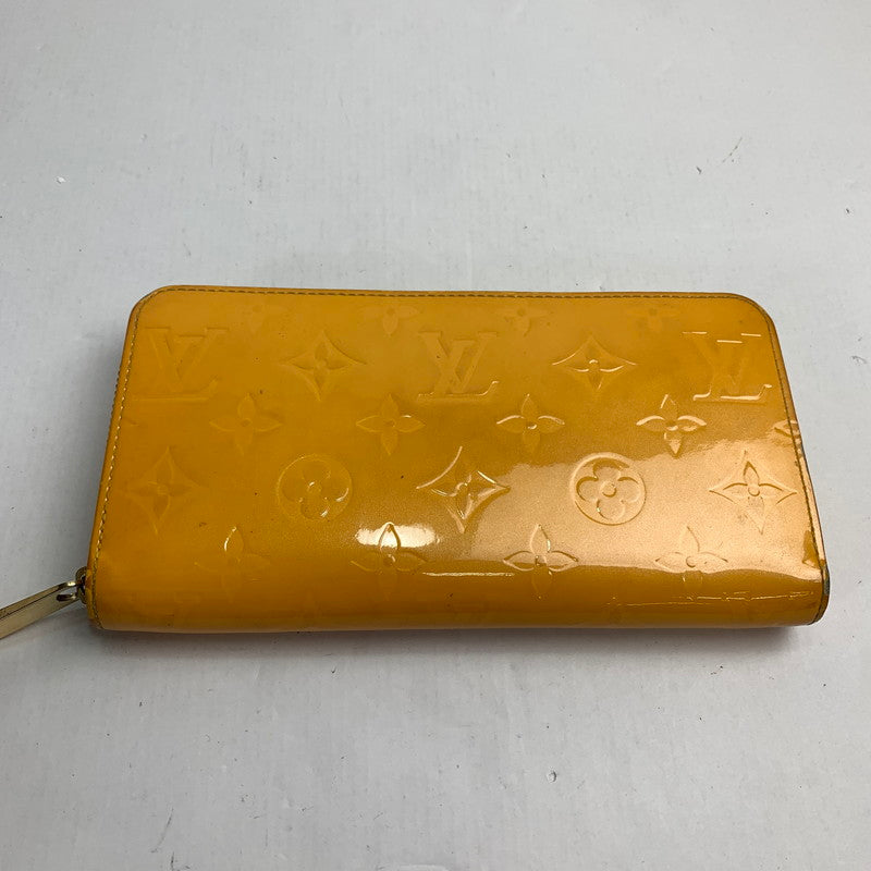 【中古品】【メンズ】 LOUIS VUITTON ルイ・ヴィトン M91733 ヴェルニ ジッピーウォレット 179-240822-st-4-fuz カラー：イエロー 万代Net店