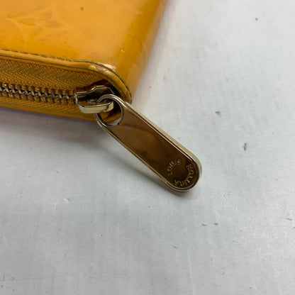 【中古品】【メンズ】 LOUIS VUITTON ルイ・ヴィトン M91733 ヴェルニ ジッピーウォレット 179-240822-st-4-fuz カラー：イエロー 万代Net店