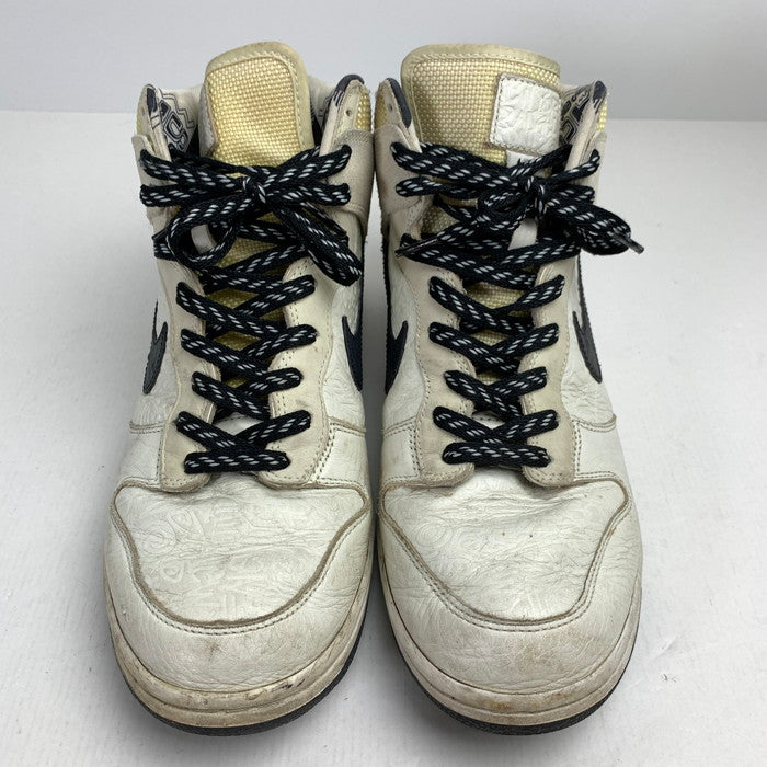 【中古品】【メンズ】 NIKE×STUSSY 315593-101 DUNK HIGH ”STUSSY WORLD TOUR TOKYO"" シューズ 靴 スニーカー 160-240830-gm-7-fuz サイズ：28cm カラー：ホワイト 万代Net店