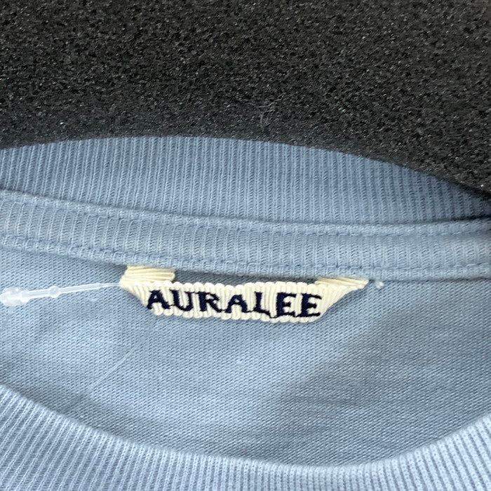 【中古品】【メンズ】 AURALEE A24ST01SU HEAVY WEIGHT SS TEE 半袖Tシャツ カットソー トップス ブランド 古着 24SS 140-240824-gm-37-fuz サイズ：05 カラー：ブルー 万代Net店