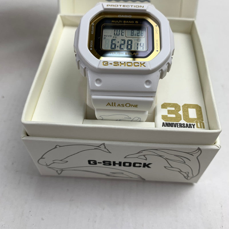 【中古品】【メンズ】 G-SHOCK ジーショック GWD-W5601K 腕時計 イルカ クジラ 196-240828-st-11-fuz カラー：ホワイト 万代Net店