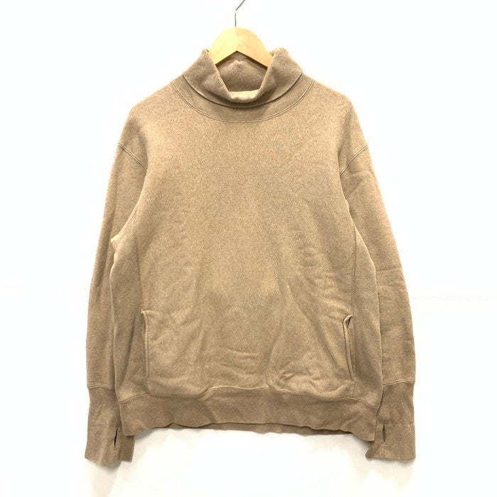 【中古品】【メンズ】 A VONTADE アボンタージ アポンタージ タートルネックスウェット トップス ブランド 古着 140-241013-gm-35-fuz サイズ：M カラー：ベージュ 万代Net店