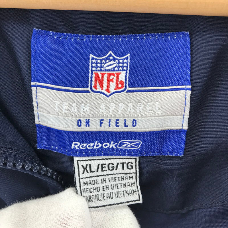 【中古品】【メンズ】 Reebok リーボック NFL テネシー・タイタンズ ナイロンジャケット 古着 145-240829-st-3-fuz サイズ：XL カラー：ネイビー 万代Net店