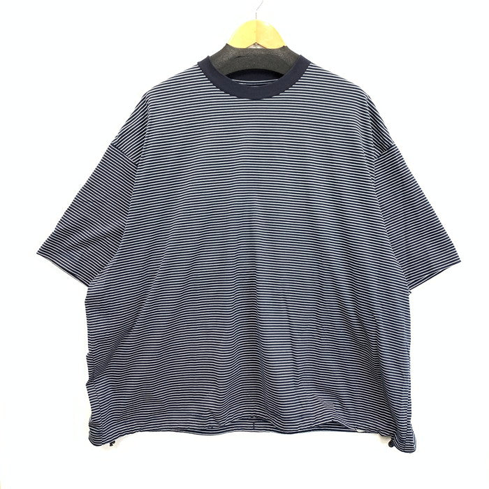 【中古品】【メンズ】 ISNESS BALLOON BORDER T-SHIRT 半袖Tシャツ カットソー トップス ブランド 古着 140-240831-gm-4-fuz サイズ：L カラー：ボーダー 万代Net店