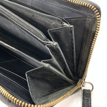 【ジャンク品】【メンズ/レディース】 GUCCI グッチ グッチシマ ラウンドジップウォレット ブランド 財布 ウォレット 181-240831-gm-32-fuz カラー：ブラック 万代Net店