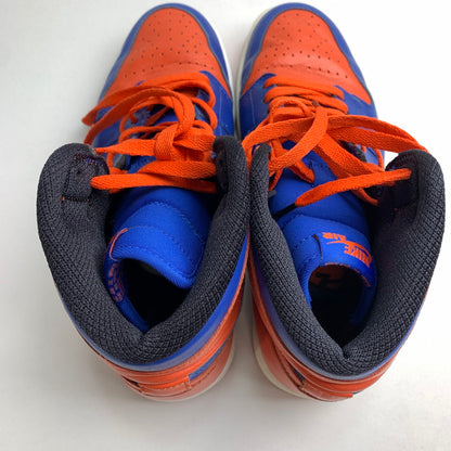 【中古品】【メンズ】 NIKE ナイキ 555088-407 AIR JORDAN 1 RETRO HIGH ”KNICKS” エア ジョーダン ワン レトロ ハイ 160-240901-st-4-fuz サイズ：27.5cm カラー：ブルー/オレンジ 万代Net店