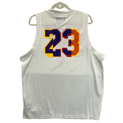 【中古品】【メンズ】 NIKE ナイキ AV0046-100 NBA BASKETBALL JERSEY バスケ ユニフォーム タンクトップ トップス ブランド 古着 148-240913-gm-33-fuz サイズ：L カラー：ホワイト 万代Net店