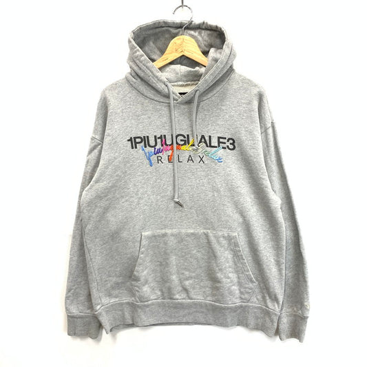 【中古品】【メンズ】 1piu1uguale3 RELAX ウノピゥウノウグァーレトレ リラックス SWEAT PARKA パーカー フーディー オーバーサイズ トップス ブランド 古着 140-240913-gm-8-fuz サイズ：M カラー：グレー 万代Net店