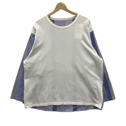 【中古品】【メンズ】 SOPHNET. ソフネット SOPH-200078 20SS LS FABRIC MIX CUT＆SEWN 長袖Tシャツ カットソー トップス ブランド 古着 142-240927-gm-20-fuz サイズ：L カラー：ブルー 万代Net店