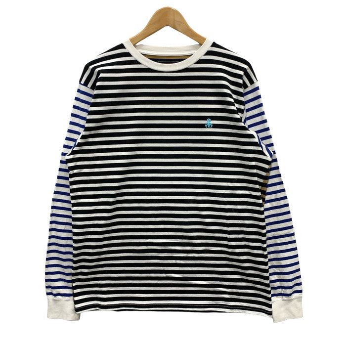 【中古品】【メンズ】 SOPHNET. ソフネット SOPH-222050 22SW LS SCORPION TEE 長袖Tシャツ カットソー トップス ブランド 古着 142-240927-gm-19-fuz サイズ：XL カラー：ボーダー 万代Net店