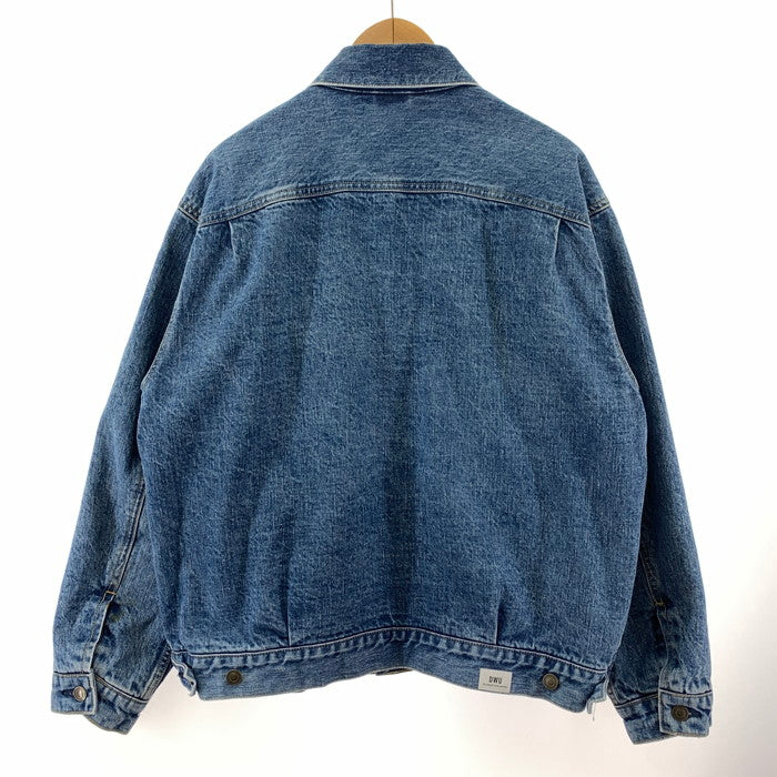 【中古品】【メンズ】 DESCENDANT ディセンダント 232WVDS-JKM01 23AW TRUCKER DENIM JACKET トラッカーデニムジャケット アウター ブランド 古着 142-240909-gm-5-fuz サイズ：2 カラー：ブルー 万代Net店