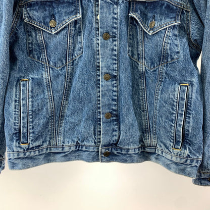 【中古品】【メンズ】 DESCENDANT ディセンダント 232WVDS-JKM01 23AW TRUCKER DENIM JACKET トラッカーデニムジャケット アウター ブランド 古着 142-240909-gm-5-fuz サイズ：2 カラー：ブルー 万代Net店