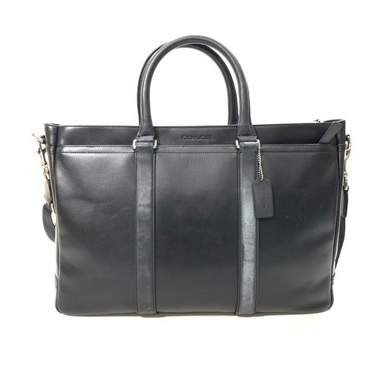 【中古品】【メンズ】 COACH コーチ ビジネスバッグ ブランド バッグ カバン 180-241214-gm-20-fuz カラー：ブラック 万代Net店