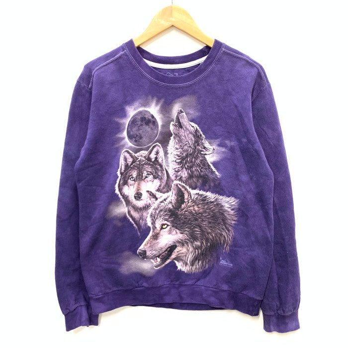 【中古品】【メンズ】 USED THE MOUNTAIN スウェット トップス アウター ブランド 古着 145-241123-gm-36-fuz サイズ：S カラー：パープル 万代Net店