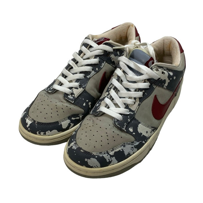 【中古品】【メンズ】 NIKE ナイキ 2002年製 305979 061 DUNK LOW PREMIUM SPLATTER ダンク ロー プレミアム シューズ 靴 スニーカー 劣化有 160-240914-gm-12-fuz サイズ：28cm カラー：グレー 万代Net店