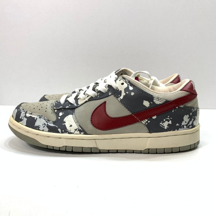 【中古品】【メンズ】 NIKE ナイキ 2002年製 305979 061 DUNK LOW PREMIUM SPLATTER ダンク ロー プレミアム シューズ 靴 スニーカー 劣化有 160-240914-gm-12-fuz サイズ：28cm カラー：グレー 万代Net店