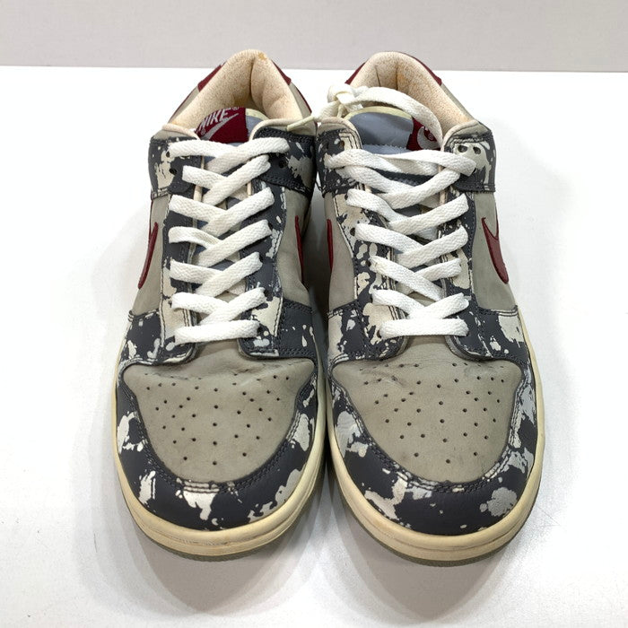 【中古品】【メンズ】 NIKE ナイキ 2002年製 305979 061 DUNK LOW PREMIUM SPLATTER ダンク ロー プレミアム シューズ 靴 スニーカー 劣化有 160-240914-gm-12-fuz サイズ：28cm カラー：グレー 万代Net店