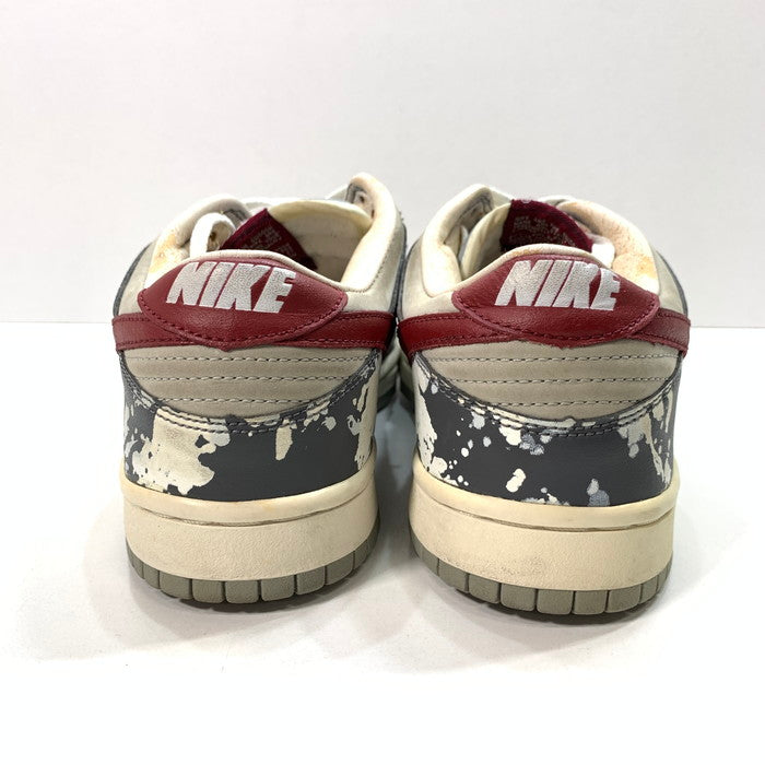 【中古品】【メンズ】 NIKE ナイキ 2002年製 305979 061 DUNK LOW PREMIUM SPLATTER ダンク ロー プレミアム シューズ 靴 スニーカー 劣化有 160-240914-gm-12-fuz サイズ：28cm カラー：グレー 万代Net店