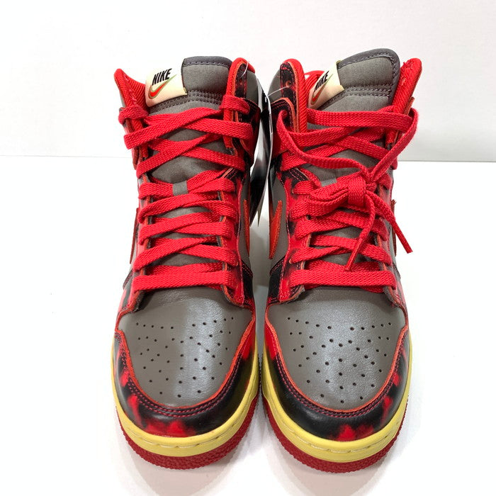 【中古美品】【メンズ】 NIKE ナイキ DD9404-600 DUNK HI 1985 SP RED ACID WASH ダンク ハイ アシッド ウォッシュ シューズ 靴 スニーカー 160-241130-gm-19-fuz サイズ：26cm カラー：レッド 万代Net店