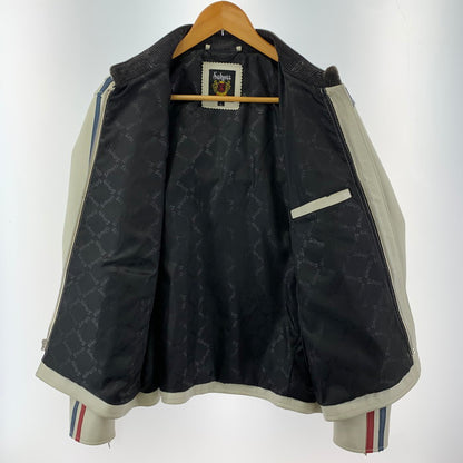 【中古品】【メンズ】 schott ショット 3111063 CLASSIC RACER JKT レザージャケット アウター ブランド 古着 145-240912-gm-5-fuz サイズ：XL カラー：ホワイト 万代Net店