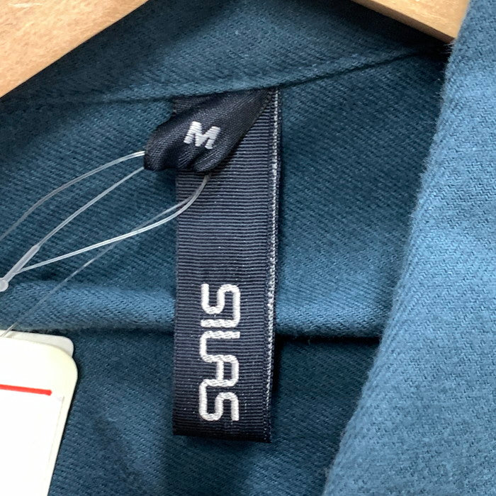 【中古美品】【メンズ】 SILAS サイラス 長袖シャツ トップス ブランド 古着 142-250322-gm-18-fuz サイズ：M カラー：グリーン チェック 万代Net店