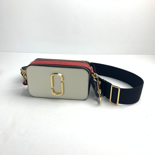 【中古品】【メンズ】 マークジェイコブス THE SNAPSHOT SHOULDER BAG ザ スナップショット ショルダー バッグ 180-240914-st-1-fuz カラー：ホワイト・ネイビー・レッド 万代Net店