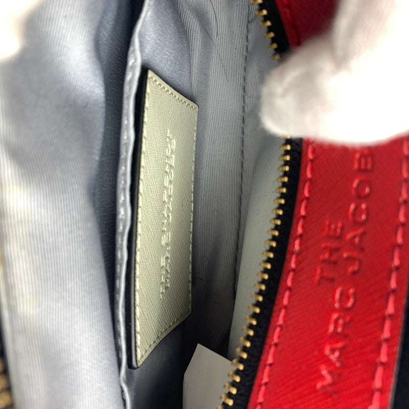 【中古品】【メンズ】 MARC JACOBS マークジェイコブス THE SNAPSHOT SHOULDER BAG ザ スナップショット ショルダー バッグ 180-240914-st-1-fuz カラー：ホワイト・ネイビー・レッド 万代Net店