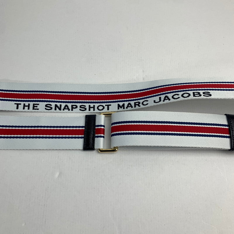 【中古品】【メンズ】 MARC JACOBS マークジェイコブス THE SNAPSHOT SHOULDER BAG ザ スナップショット ショルダー バッグ 180-240914-st-1-fuz カラー：ホワイト・ネイビー・レッド 万代Net店