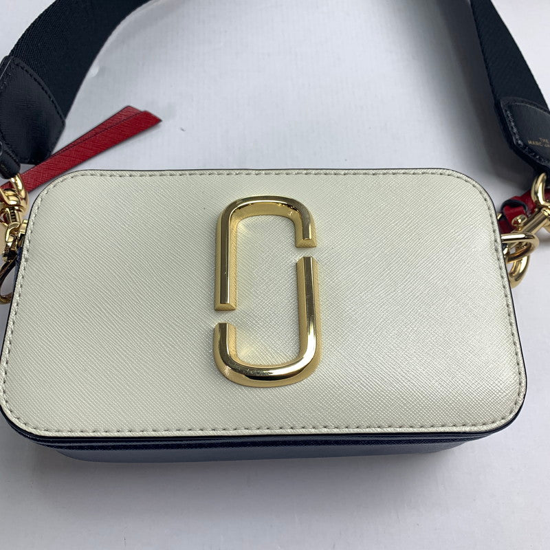 【中古品】【メンズ】 MARC JACOBS マークジェイコブス THE SNAPSHOT SHOULDER BAG ザ スナップショット ショルダー バッグ 180-240914-st-1-fuz カラー：ホワイト・ネイビー・レッド 万代Net店