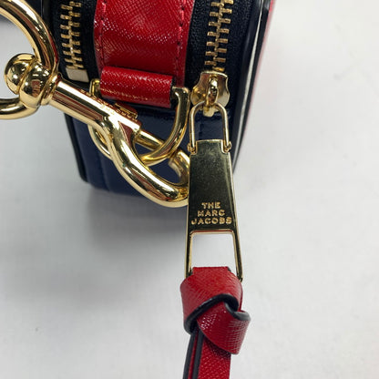 【中古品】【メンズ】 MARC JACOBS マークジェイコブス THE SNAPSHOT SHOULDER BAG ザ スナップショット ショルダー バッグ 180-240914-st-1-fuz カラー：ホワイト・ネイビー・レッド 万代Net店