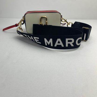【中古品】【メンズ】 MARC JACOBS マークジェイコブス THE SNAPSHOT SHOULDER BAG ザ スナップショット ショルダー バッグ 180-240914-st-1-fuz カラー：ホワイト・ネイビー・レッド 万代Net店