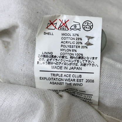 【中古品】【メンズ】 TRIPLE ACE CLUB TA-NJKT02 ジップアップジャケット アウター ブランド 古着 140-240923-gm-30-fuz サイズ：M カラー：グレー 万代Net店