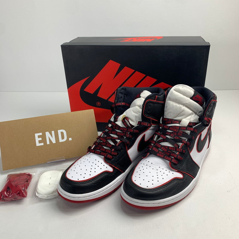 【中古美品】【メンズ】 NIKE ナイキ 555088-062 AIR JORDAN 1 RETRO HIGH OG "BLOOD LINE" エア ジョーダン レトロ ハイ 160-240916-st-8-fuz サイズ：30.0cm カラー：ブラック 万代Net店