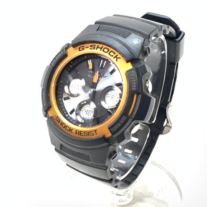 【中古品】【メンズ】 G-SHOCK ジーショック AWG-M100SF 腕時計 196-240918-gm-35-fuz カラー：ブラック 万代Net店