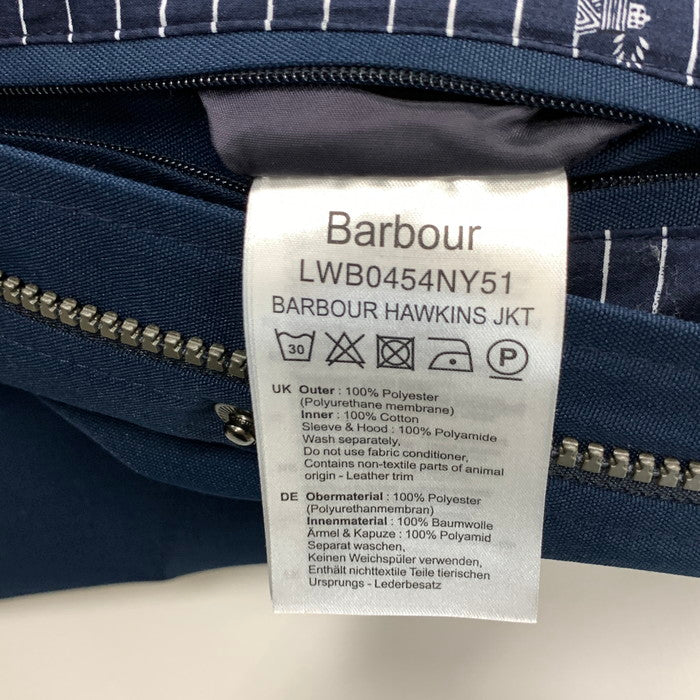 【中古品】【メンズ】 Barbour バーブァー HAWKINS JACKET ジャケット アウター ブランド 古着 141-240921-gm-11-fuz サイズ：US6 カラー：ネイビー 万代Net店