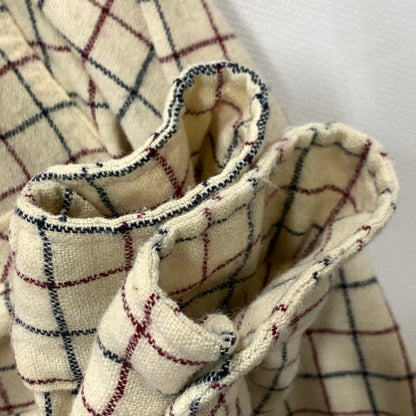 【中古品】【メンズ】 WOOLRICH ウールリッチ 80s ウール長袖シャツ トップス ブランド 古着 145-241124-gm-17-fuz サイズ：S カラー：キナリ チェック 万代Net店