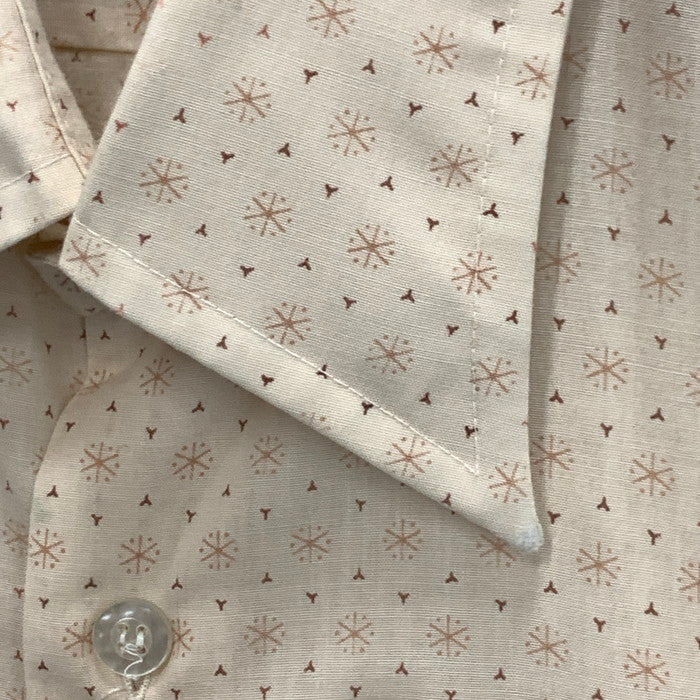 【中古品】【メンズ】 SEARS 長袖シャツ トップス ブランド 古着 PERMA PRESTライン 145-241110-gm-8-fuz サイズ：不明 カラー：ベージュ 万代Net店