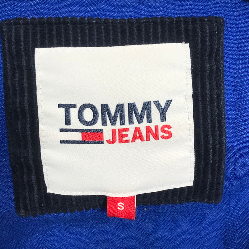 【中古品】【メンズ】 TOMMY JEANS トミージーンズ 胸ポケット ワンポイント ロゴ ジャケット アウター コート ブランド 古着 147-241125-mh-05-fuz サイズ：S カラー：ブルー 万代Net店