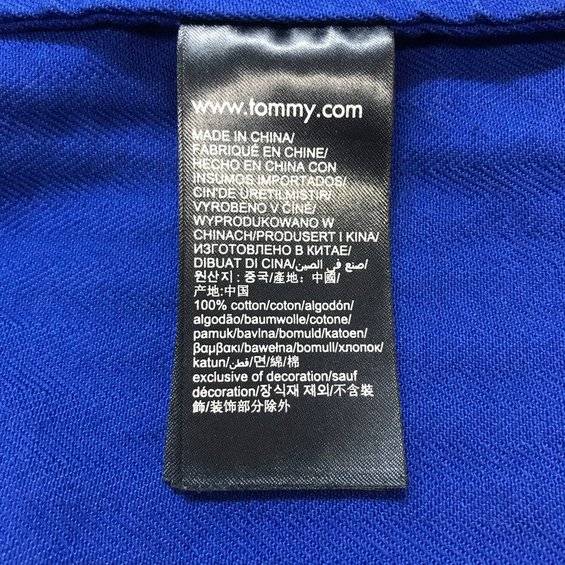 【中古品】【メンズ】 TOMMY JEANS トミージーンズ 胸ポケット ワンポイント ロゴ ジャケット アウター コート ブランド 古着 147-241125-mh-05-fuz サイズ：S カラー：ブルー 万代Net店