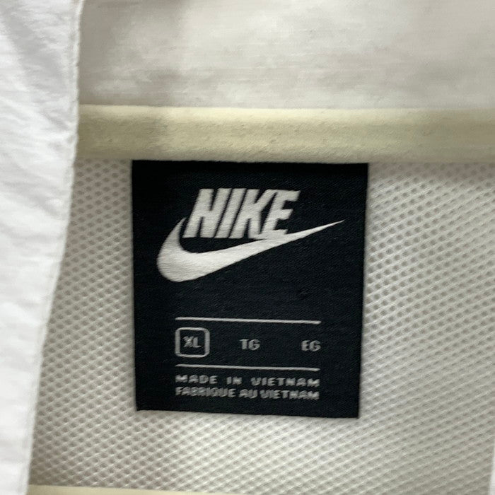 【中古品】【メンズ】 NIKE ナイキ CV8659-100 ウーブン ジャケット ナイロンジャケット アウター ブランド 古着 148-240929-gm-13-fuz サイズ：XL カラー：ホワイト 万代Net店