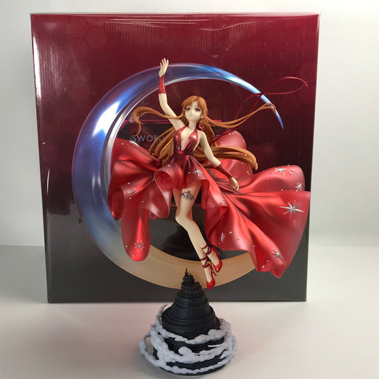 【中古品】eStream 完備品 ソード・アート・オンライン アスナ 1/7 スケール フィギュア Crystal Dress Ver. SCRAMBLE FIGURE 限定 フィギュア 053-250111-mh-15-fuz 万代Net店