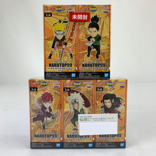 【中古品】 未開封 NARUTO ワールドコレクタブルフィギュア NARUTOP99 vol.1 フルコンプセット フィギュア 051-250106-mh-38-fuz 万代Net店