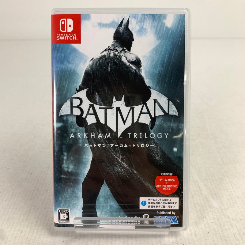 【中古品】 バットマン：アーカム・トリロジー Nintendo Switch ニンテンドースイッチ ゲームソフト [CERO区分_D / 17歳以上対象] 029-260830-io-23-fuz 万代Net店