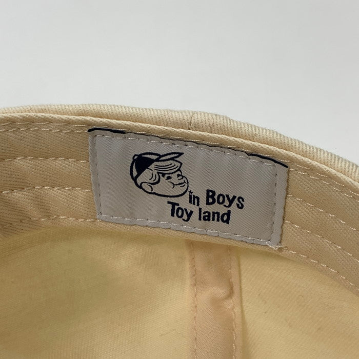 【中古品】【メンズ】 BOY IN TOYLAND キャップ ブランド 帽子 185-240928-gm-10-fuz サイズ：FREE カラー：クリーム ネイビー 万代Net店