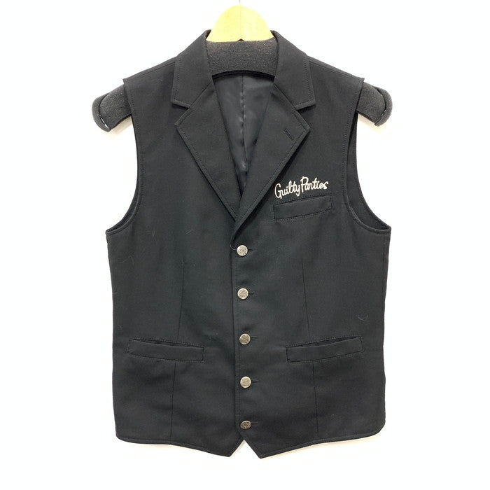 【中古品】【メンズ】 WACKO MARIA ワコマリア ベスト ジレベスト トップス ブランド 古着 140-240928-gm-39-fuz サイズ：M カラー：ブラック 万代Net店