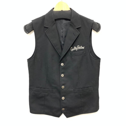 【中古品】【メンズ】 WACKO MARIA ワコマリア ベスト ジレベスト トップス ブランド 古着 140-240928-gm-39-fuz サイズ：M カラー：ブラック 万代Net店